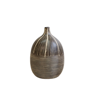 Tribal Vase 7" - Brown