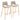 Desi - Barstool (Set of 2) - Beige / Gold