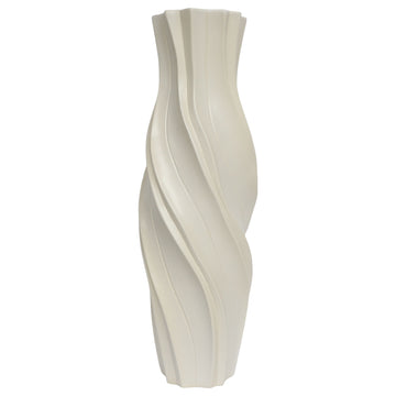 Dubuque Large Ceramic Vase 30" - Beige