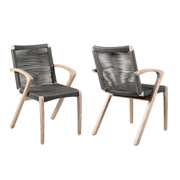 Brielle - Outdoor Rope Dining Chairs (Set of 2)