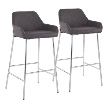 Daniella - Upholstered Bar Stool Set