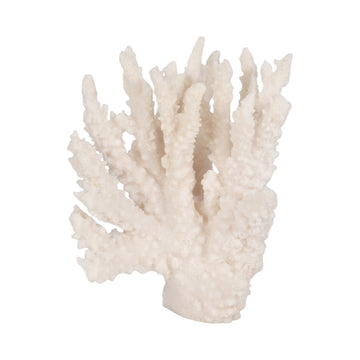 10" Coral Reef Decor - White