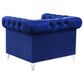 Bleker - Upholstered Tuxedo Arm Tufted Sofa Set