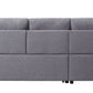 Nazli - Sectional Sofa - Gray Fabric