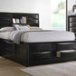 Briana - Wood Storage Bookcase Bed