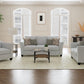 Salizar - Upholstered Flared Arm Sofa Set