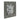 Resin 4" x 6" Etched Lines Photo Frame - Black/White