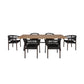 Glendora Doris - Outdoor Patio Live Edge Dining Set