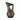 Seward Small Metal Vase 12" - Bronze