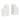 Marble (Set of 2) 6" Swirly Bookends - White