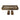 Wood 19 x 6" Dominoes Box - Brown