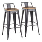 Oregon - Low Back Barstool Set