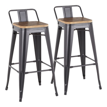 Oregon - Low Back Barstool Set