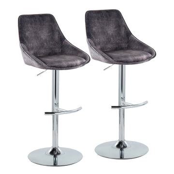 Diana - Adjustable Bar Stool (Set of 2)