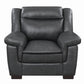 Arabella - Upholstered Padded Arm Accent Chair - Gray