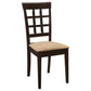 Gabriel - Lattice Back Side Chairs (Set of 2) - Cappuccino