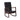 Raina - Rocking Chair - Dark Brown Synthetic Leather & Espresso