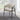 Jirina - Chenille Arm Chair With Metal Legs (Set of 2) - Beige & Black