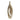 28" Carron Metal Vase - Gold