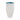 15" x 8" Textured Organic Vase Reactive Inside - White