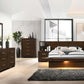 Jessica - Wood LED Panel Bed