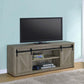 Brockton - 3-shelf Sliding Doors TV Console