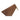 Wood 6" Sitting Bird - Brown