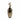 Lusaka Large Glass Bottle - Gold