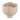 12" Cement Rounded Bowl - Ivory