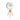 Globe On Tripod 8" - Beige