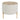 2 Gold Leaf Top Side Table - White / Gold
