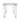Metal Side Table 24" - Silver