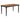 Hollyoak - Rectangular Wood Dining Table - Walnut
