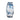 Glass 12" Swirl Vase - Blue