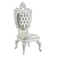 Vanaheim - Side Chair (Set of 2) - Beige PU & Antique White Finish