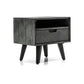 Mohave - Mid-Century Acacia Single Drawer Night Stand - Tundra Gray