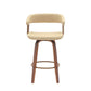 Topanga - Swivel Walnut Wood Stool