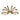 Metal Slinky Ring Deco 11" - Gold