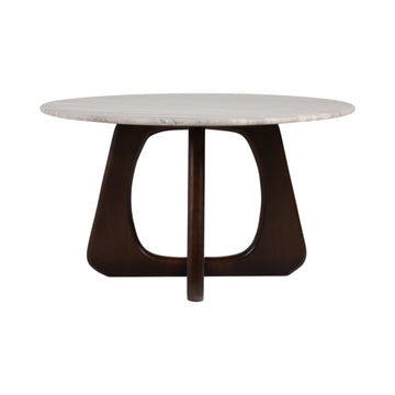Marble Top Cofee Table - Beige / Brown