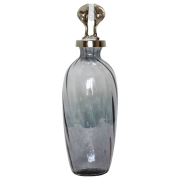 Calline Small Bottle With Topper 16" - Gray