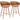 Juno - Barstool (Set of 2) - Brown