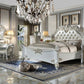 Vendome - Ck Bed - PU & Antique Pearl Finish