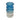 Glass Accordion Vase 12" - Blue