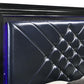 Penelope - Wood LED Panel Bed