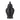 24" Ribbed Temple Jar - Black
