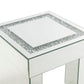 Noralie - End Table - Mirrored & Faux Diamonds - Wood