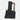 18" Trendy Vase With Handle - Black