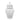 Pierced Temple Jar 24" - White