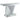 Amore - Mirrored Acrylic Entryway Sofa Console Table - Silver