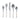 Frose - Stainless Steel Flatware (Set of 5) - Silver